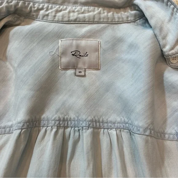 RAILS Willow Ruffled button down shirt - Picture 9 of 11